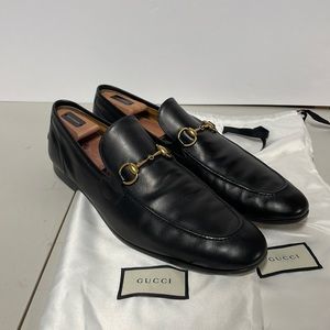 Gucci Jordaan Men’s Loafers - Black Size 13.5.
